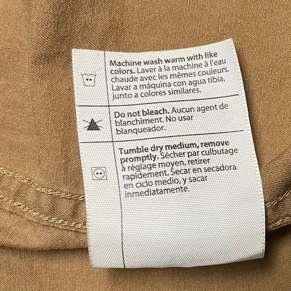 Carhartt Long-Sleeve Button-down Collar Relaxed Fit Work Shirt Men's Size XL - Picture 10 of 13